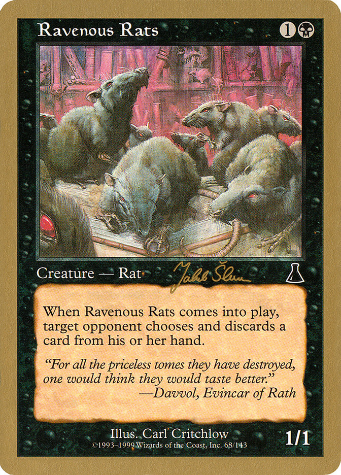 Ravenous Rats (Jakub Slemr) [World Championship Decks 1999] | Odin's Place