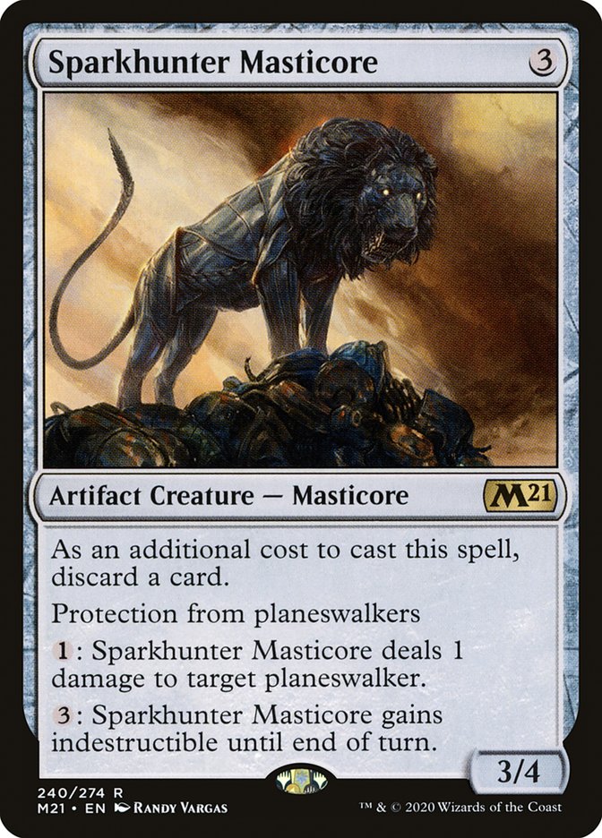 Sparkhunter Masticore [Core Set 2021] | Odin's Place