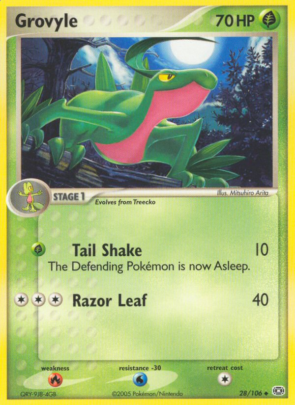 Grovyle (28/106) [EX: Emerald] | Odin's Place