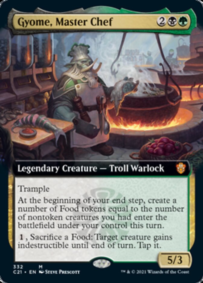 Gyome, Master Chef (Extended Art) [Commander 2021] | Odin's Place