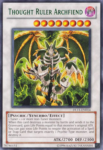 Thought Ruler Archfiend (Green) [DL11-EN014] Rare | Odin's Place