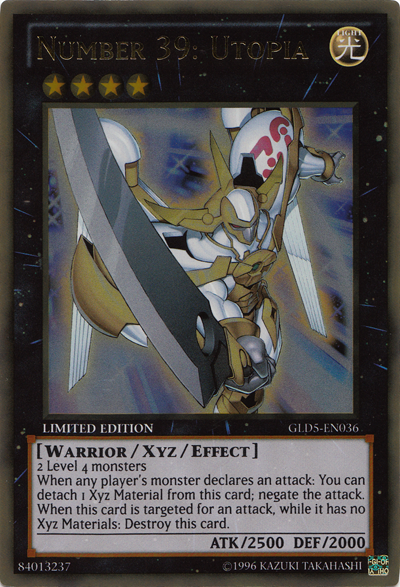 Number 39: Utopia [GLD5-EN036] Gold Rare | Odin's Place