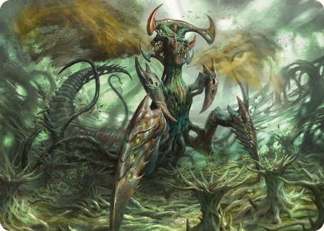 Zopandrel, Hunger Dominus Art Card [Phyrexia: All Will Be One Art Series] | Odin's Place