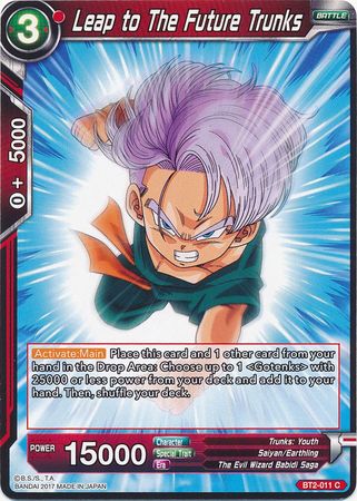 Leap to The Future Trunks (BT2-011) [Union Force] | Odin's Place