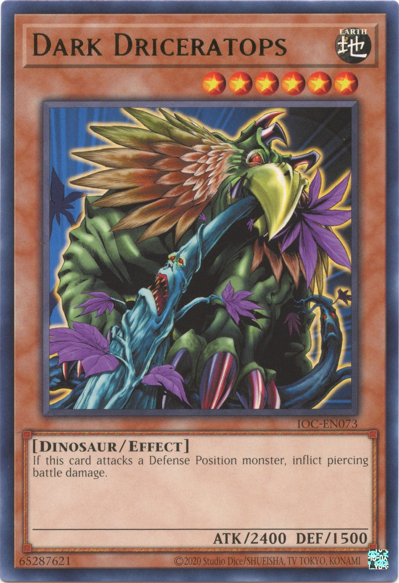 Dark Driceratops (25th Anniversary) [IOC-EN073] Rare | Odin's Place