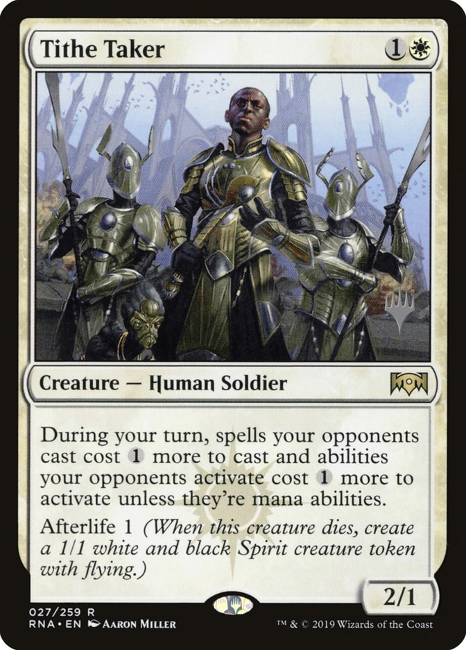 Tithe Taker (Promo Pack) [Ravnica Allegiance Promos] | Odin's Place