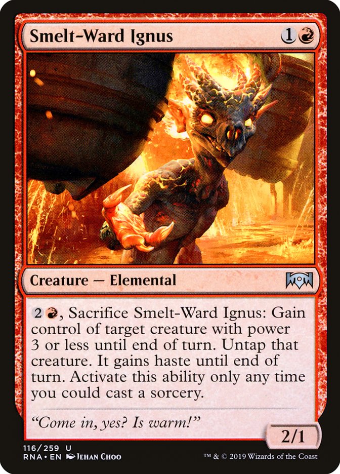 Smelt-Ward Ignus (116) [Ravnica Allegiance] | Odin's Place