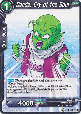 Dende, Cry of the Soul (DB1-083) [Dragon Brawl] | Odin's Place