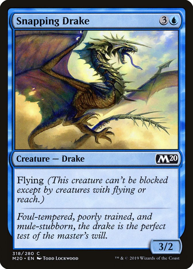Snapping Drake [Core Set 2020] | Odin's Place