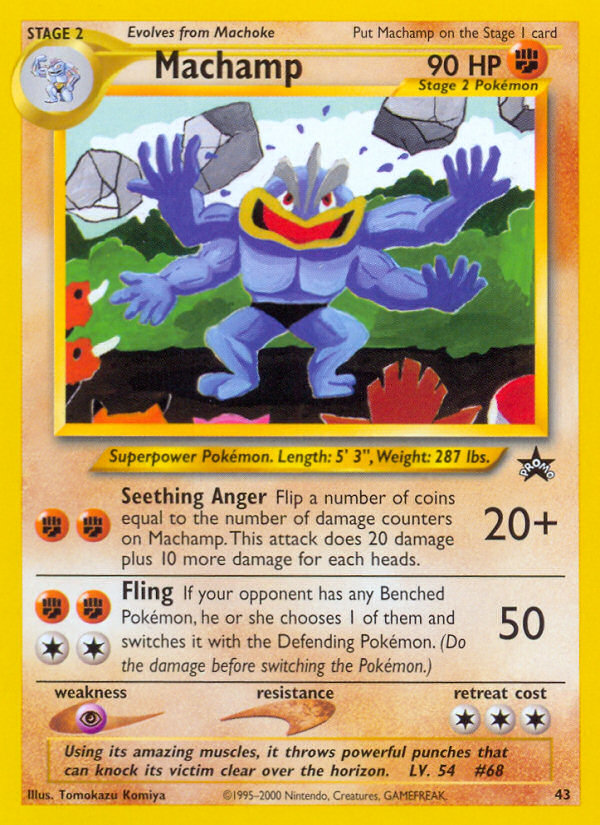 Machamp (43) [Wizards of the Coast: Black Star Promos] | Odin's Place
