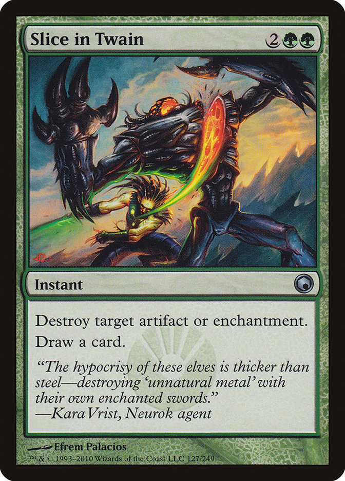 Slice in Twain (127) [Scars of Mirrodin] | Odin's Place