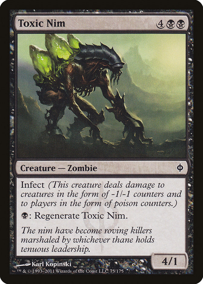 Toxic Nim (75) [New Phyrexia] | Odin's Place