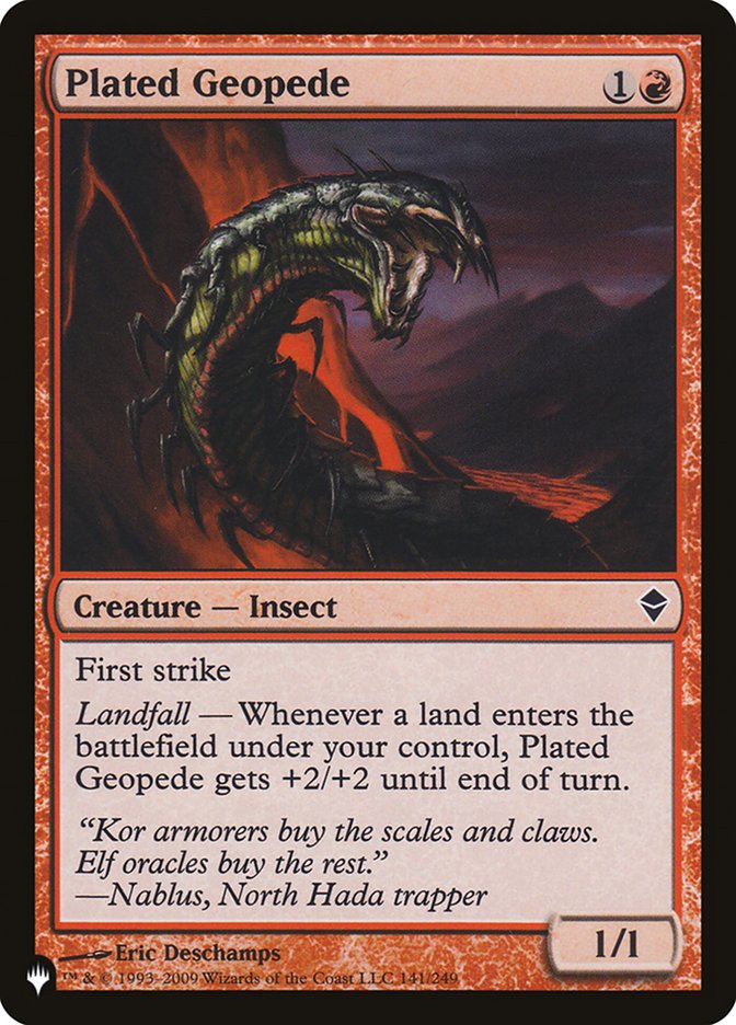 Plated Geopede [The List] | Odin's Place