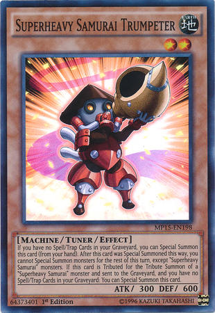 Superheavy Samurai Trumpeter [MP15-EN198] Super Rare | Odin's Place