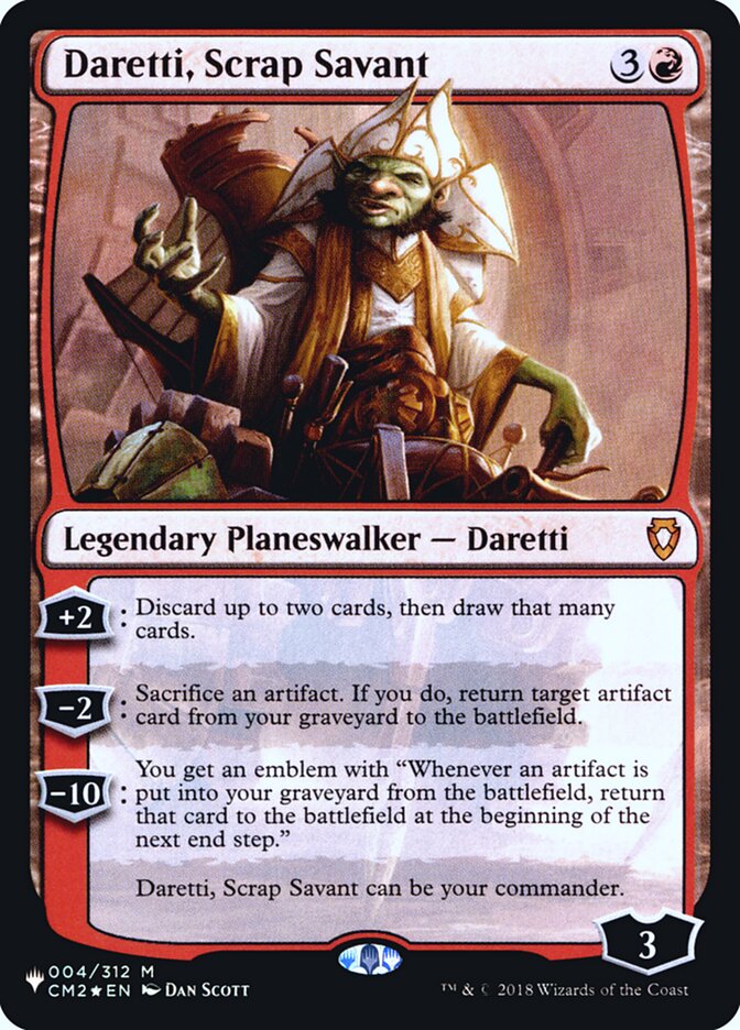 Daretti, Scrap Savant [Secret Lair: Heads I Win, Tails You Lose] | Odin's Place