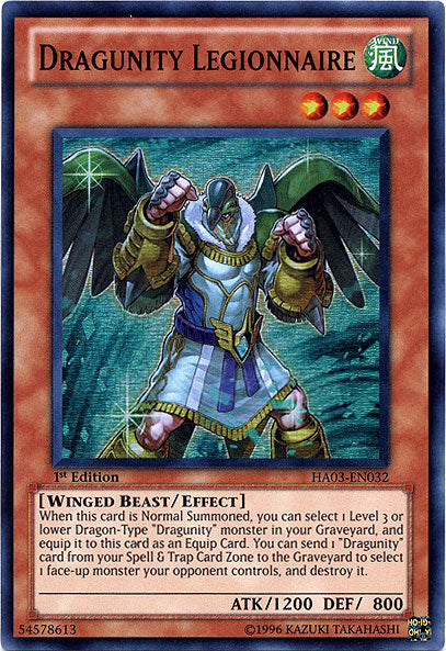 Dragunity Legionnaire [HA03-EN032] Super Rare | Odin's Place