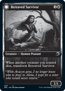 Bereaved Survivor // Dauntless Avenger [Innistrad: Double Feature] | Odin's Place
