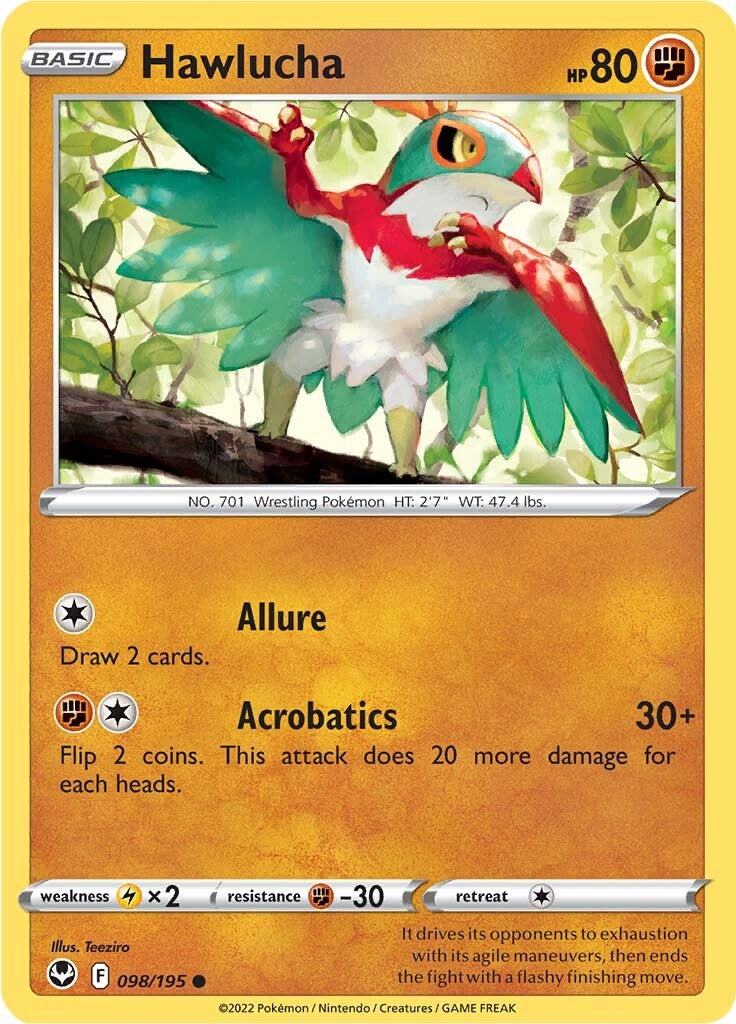 Hawlucha (098/195) [Sword & Shield: Silver Tempest] | Odin's Place