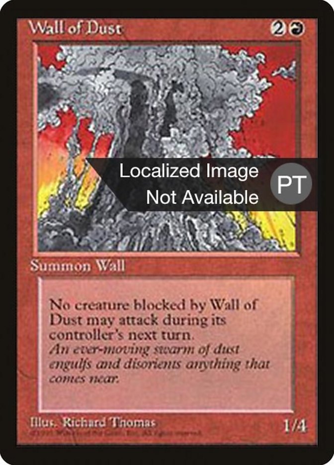 Wall of Dust [Fourth Edition (Foreign Black Border)] | Odin's Place