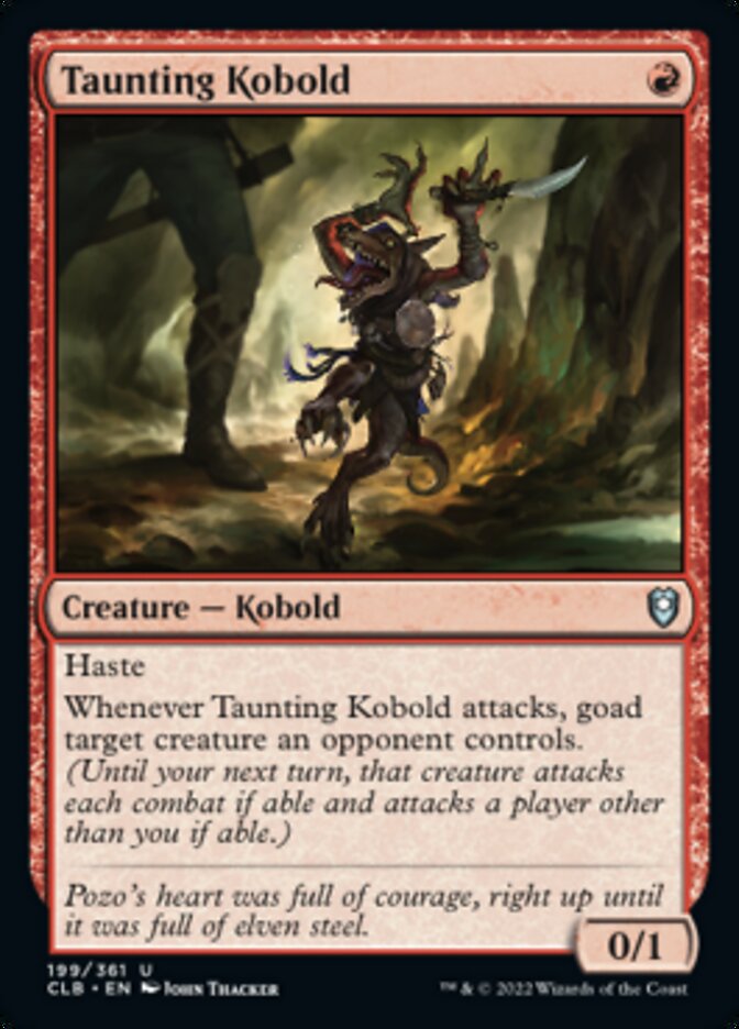Taunting Kobold [Commander Legends: Battle for Baldur's Gate] | Odin's Place