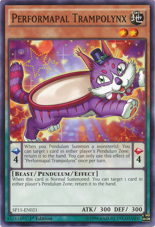 Performapal Trampolynx [SP15-EN021] Common | Odin's Place