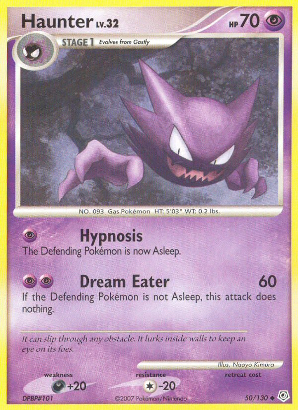 Haunter (50/130) [Diamond & Pearl: Base Set] | Odin's Place