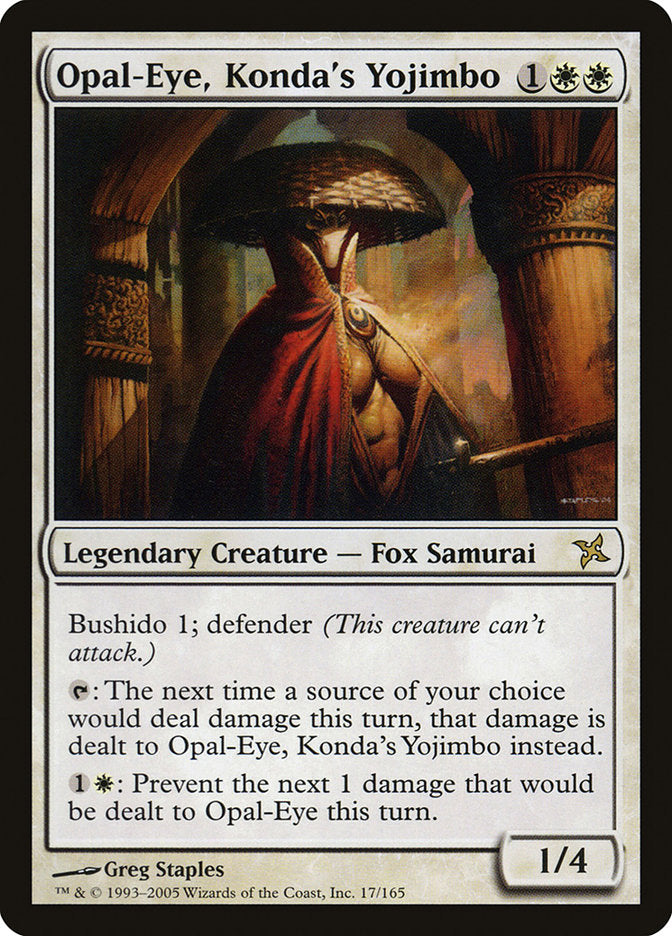 Opal-Eye, Konda's Yojimbo (17) [Betrayers of Kamigawa] | Odin's Place