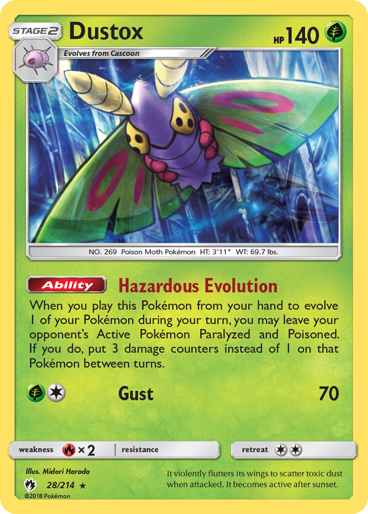 Dustox (28/214) [Sun & Moon: Lost Thunder] | Odin's Place