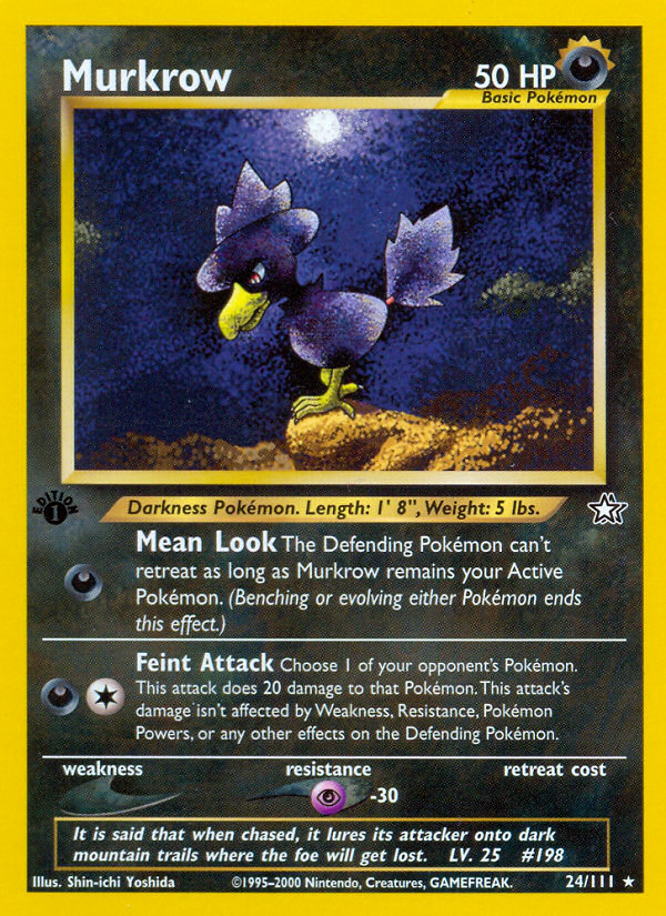 Murkrow (24/111) [Neo Genesis 1st Edition] | Odin's Place