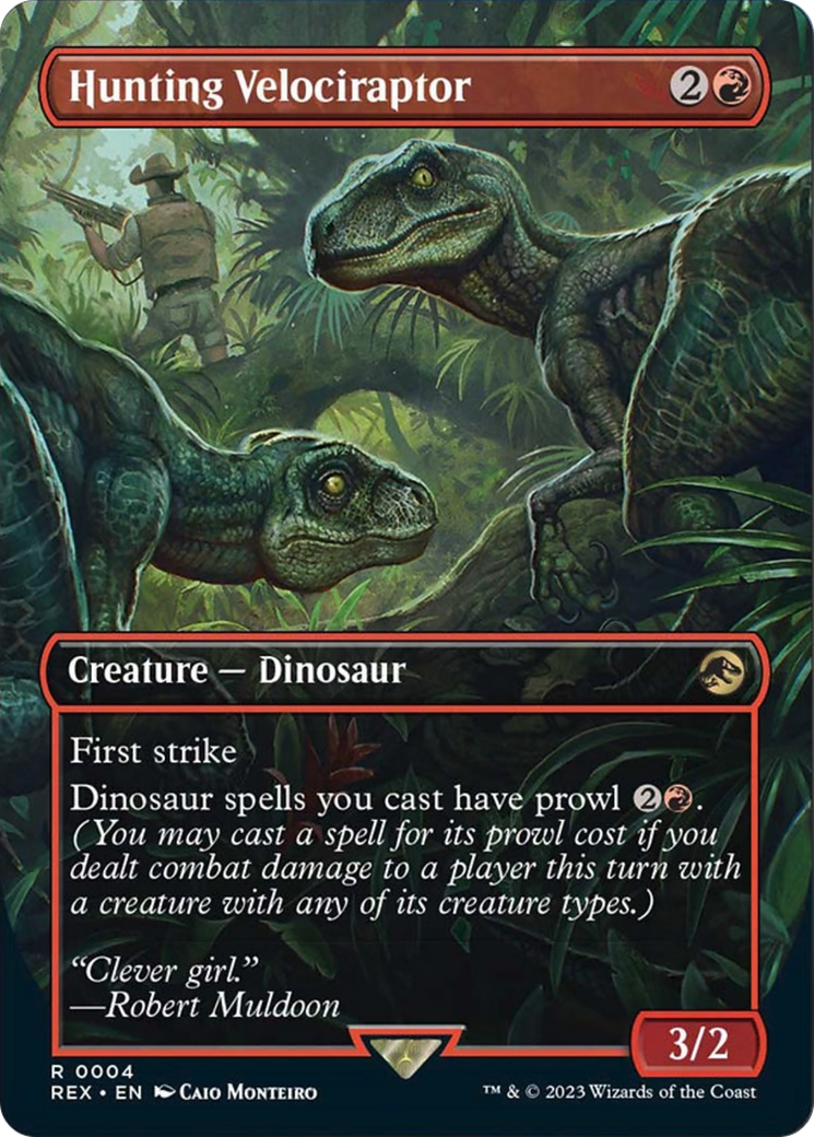 Hunting Velociraptor (Borderless) [Jurassic World Collection] | Odin's Place