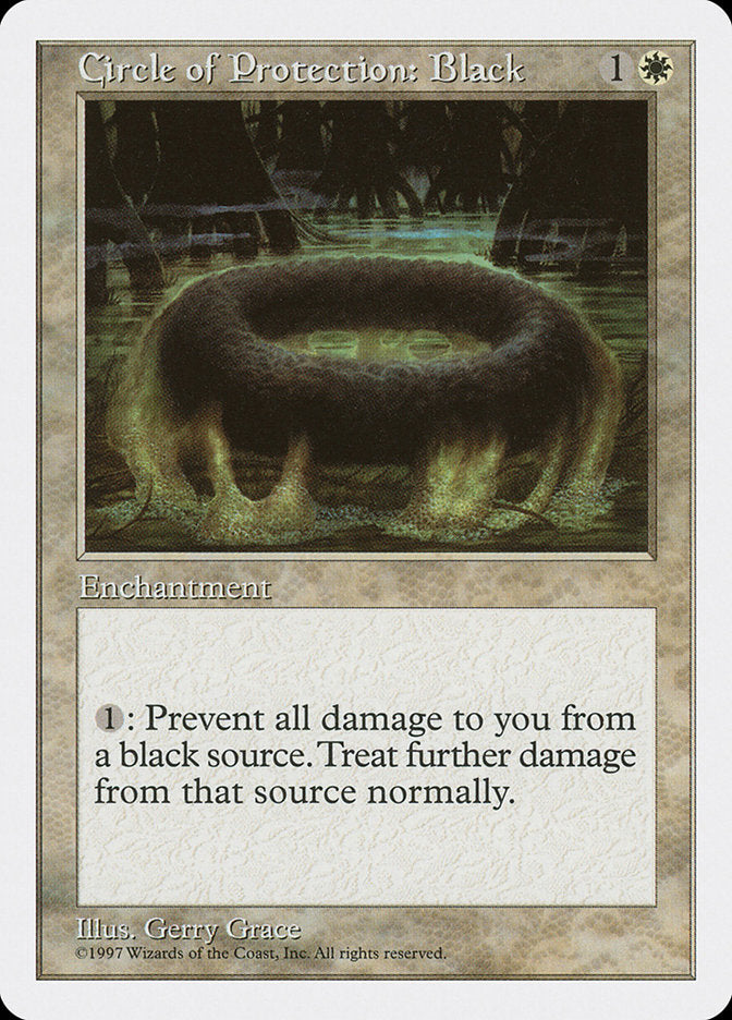 Circle of Protection: Black (17) [Fifth Edition] | Odin's Place