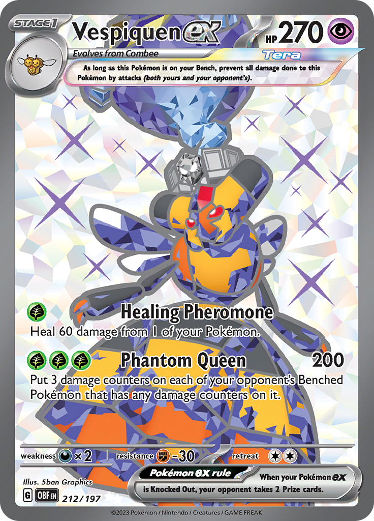 Vespiquen ex (212/197) [Scarlet & Violet: Obsidian Flames] | Odin's Place