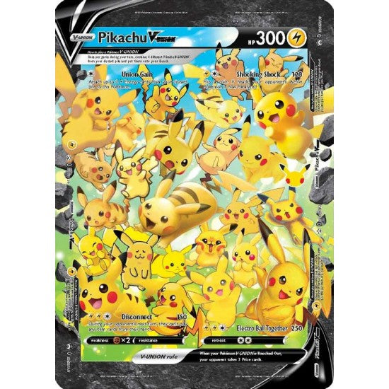 Pikachu V-UNION Jumbo [Sword & Shield: Black Star Promos] | Odin's Place