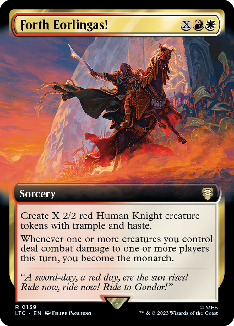 Forth Eorlingas! (Extended Art) [The Lord of the Rings: Tales of Middle-Earth Commander] | Odin's Place