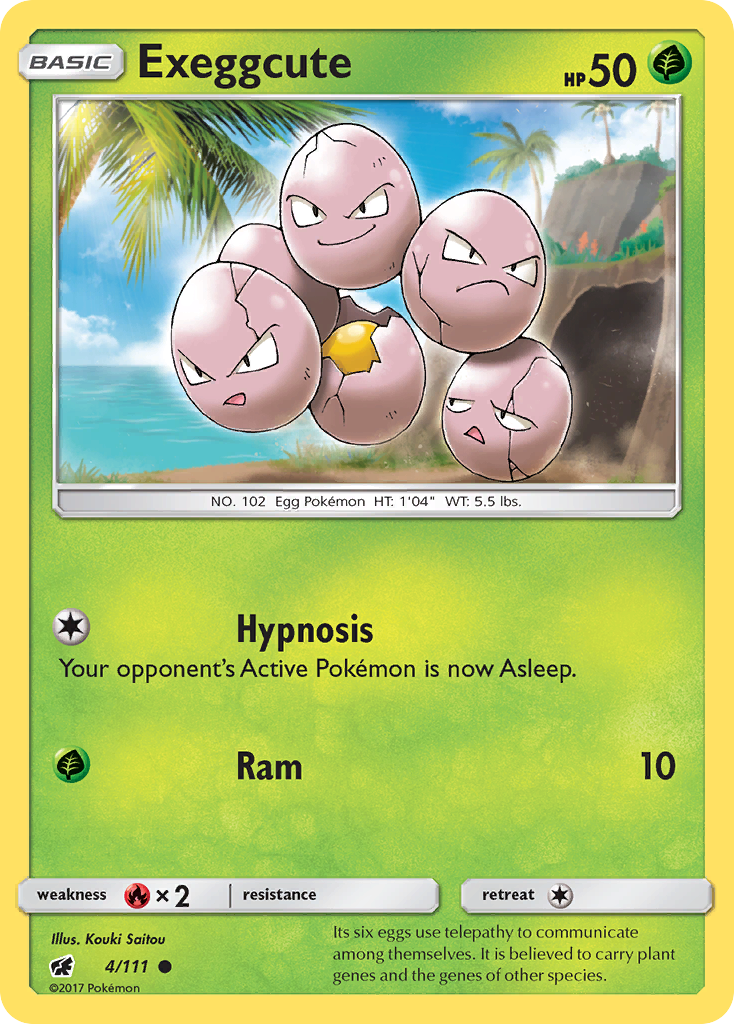 Exeggcute (4/111) [Sun & Moon: Crimson Invasion] | Odin's Place