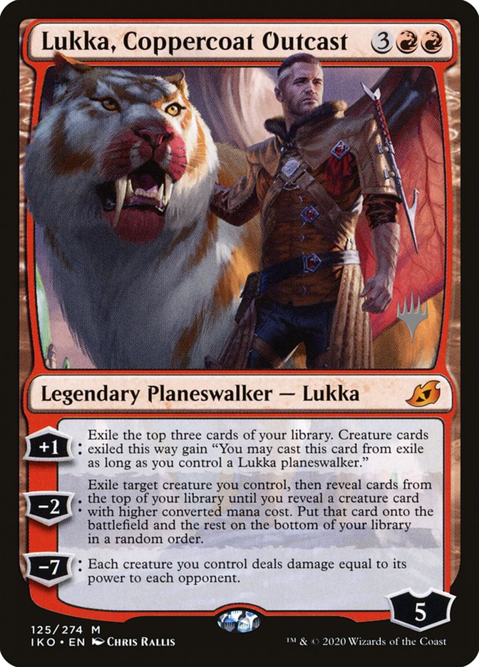Lukka, Coppercoat Outcast (Promo Pack) [Ikoria: Lair of Behemoths Promos] | Odin's Place