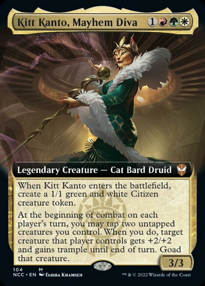 Kitt Kanto, Mayhem Diva (Extended Art) [Streets of New Capenna Commander] | Odin's Place