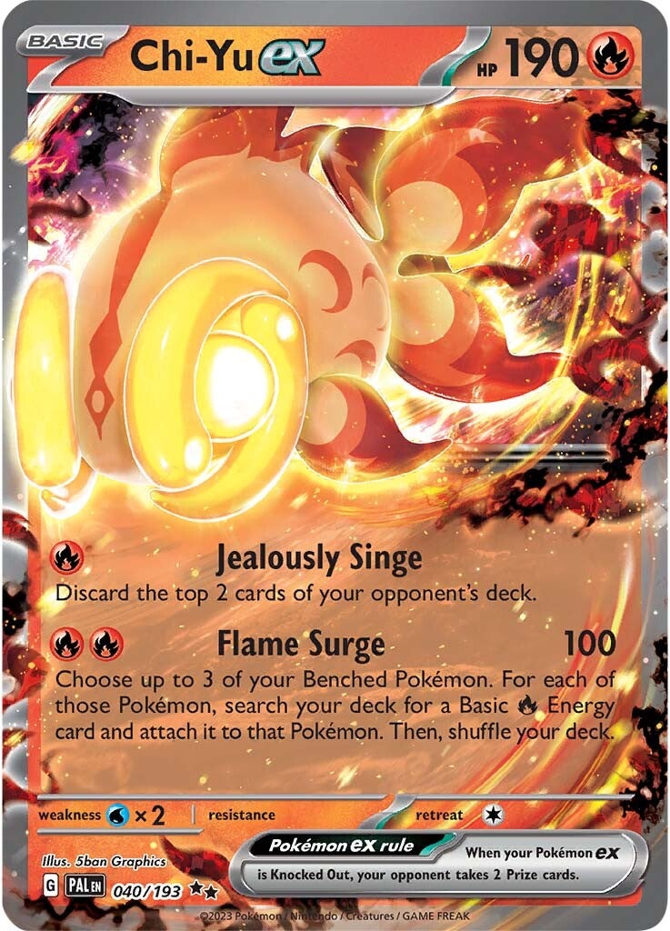 Chi-Yu ex (040/193) [Scarlet & Violet: Paldea Evolved] | Odin's Place