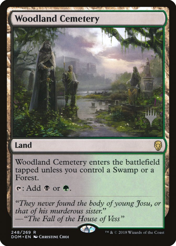 Woodland Cemetery (Promo Pack) [Dominaria Promos] | Odin's Place