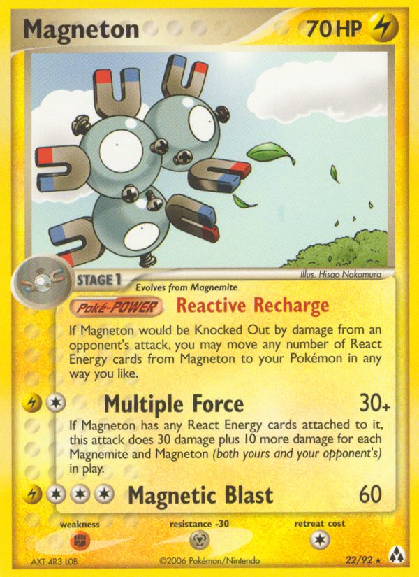 Magneton (22/92) [EX: Legend Maker] | Odin's Place