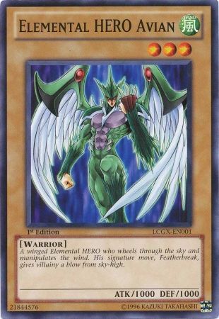 Elemental HERO Avian [LCGX-EN001] Common | Odin's Place