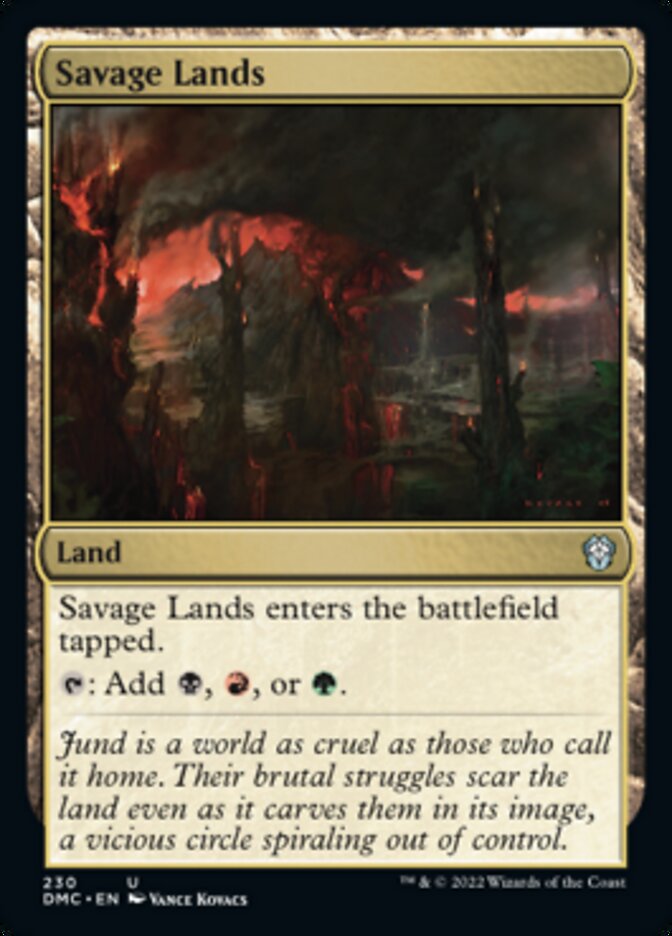 Savage Lands [Dominaria United Commander] | Odin's Place
