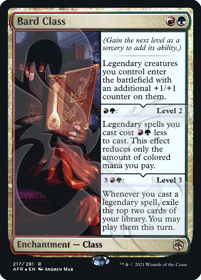 Bard Class (Ampersand Promo) [Dungeons & Dragons: Adventures in the Forgotten Realms Promos] | Odin's Place