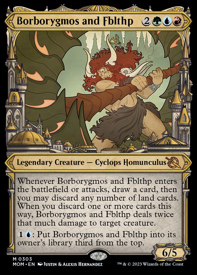 Borborygmos and Fblthp (Showcase Planar Booster Fun) [March of the Machine] | Odin's Place