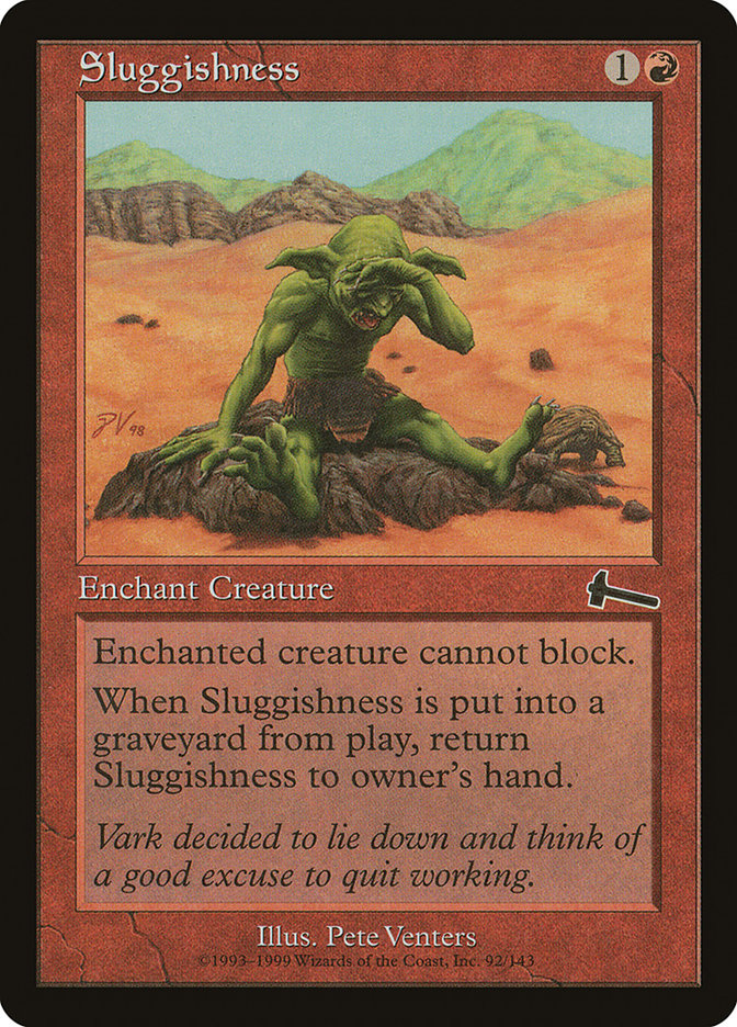 Sluggishness (92) [Urza's Legacy] | Odin's Place