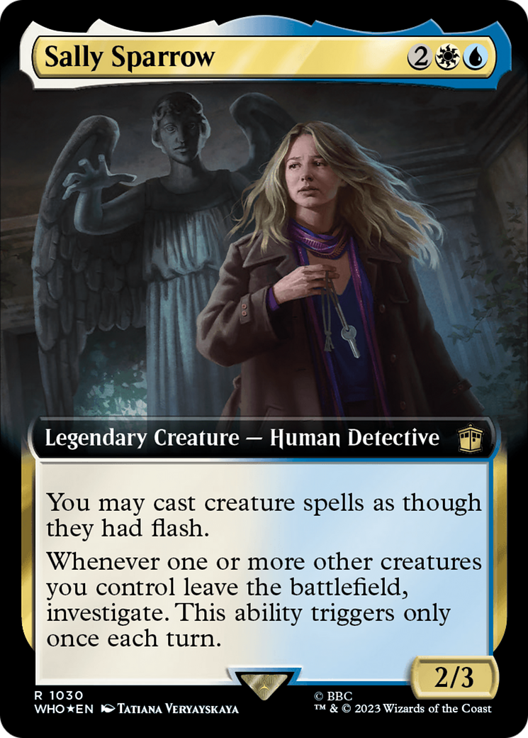 Sally Sparrow (Extended Art) (Surge Foil) [Doctor Who] | Odin's Place