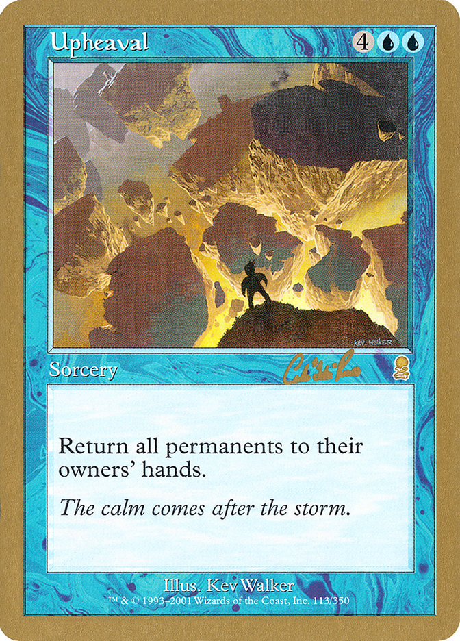 Upheaval (Carlos Romao) [World Championship Decks 2002] | Odin's Place