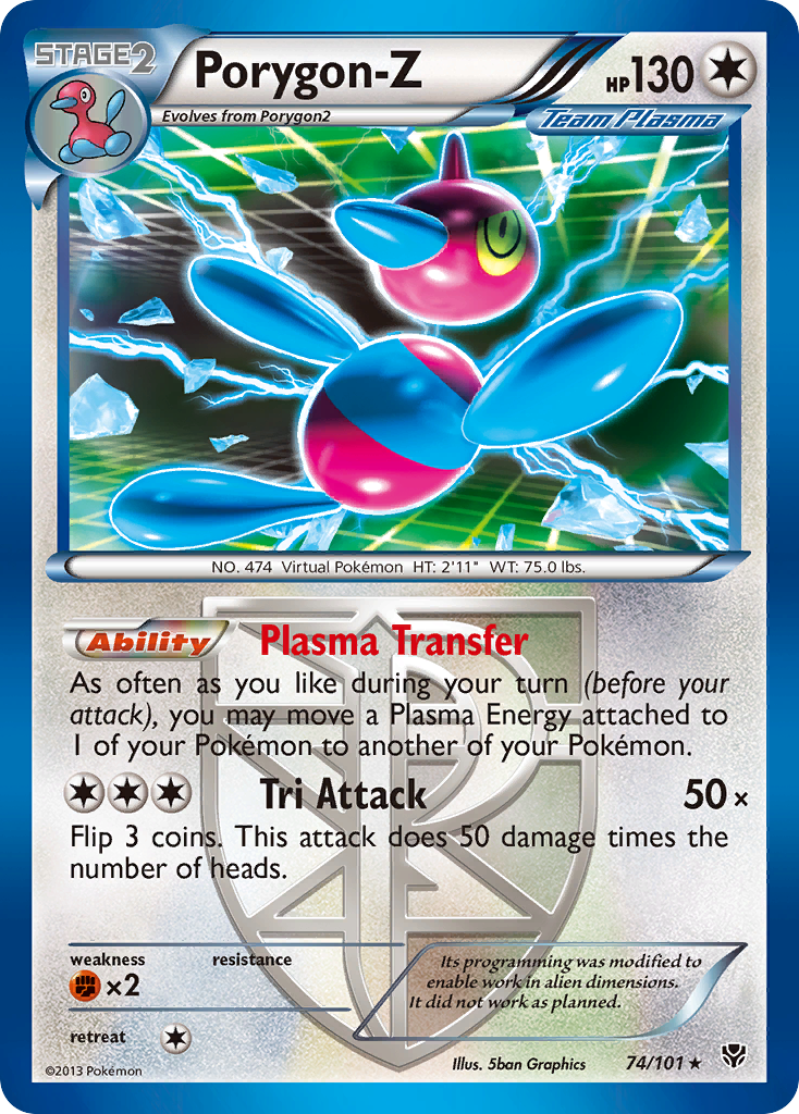Porygon-Z (74/101) [Black & White: Plasma Blast] | Odin's Place
