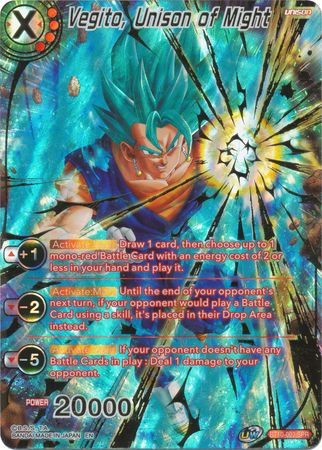 Vegito, Unison of Might (SPR) (BT10-003) [Rise of the Unison Warrior] | Odin's Place