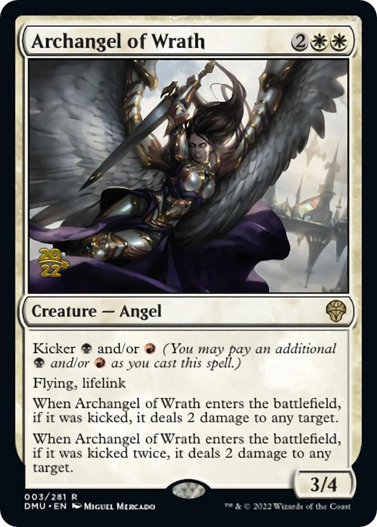 Archangel of Wrath [Dominaria United Prerelease Promos] | Odin's Place
